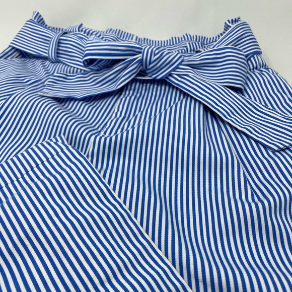 Banana Republic Pants - Banana Republic Pant Sz 0 Wide Leg Crop Stripe